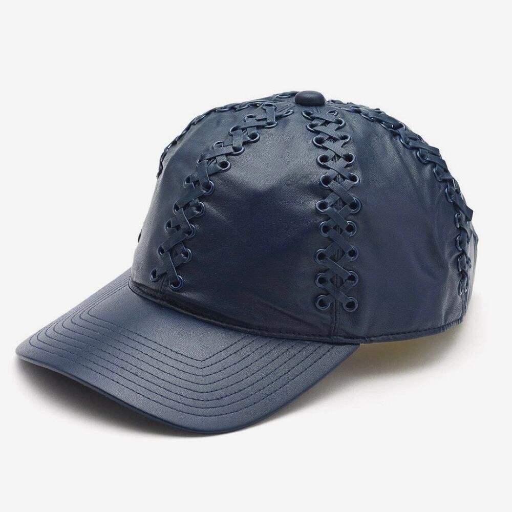 Adidas Originals x Opening Ceremony Women's Navy Blue Leather Baseball Cap